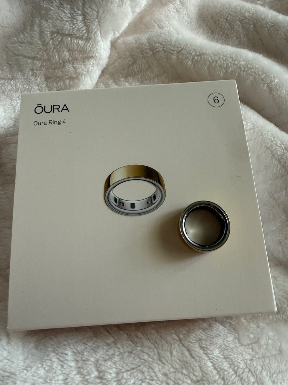 Oura Gold Metallic Smart Ring